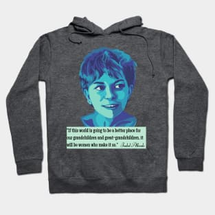 Isabel Allende Portrait and Quote Hoodie